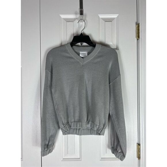 Zara Girls Grey Sweater Size 13/14 - Picture 1 of 3